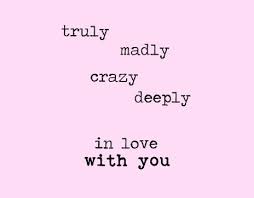 crazy in love with you